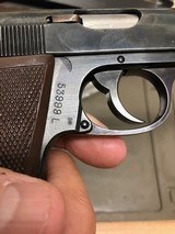 1954 Manurhin "Walther-Sporter" 22LR Target Pistol, 90% Condition, 8 3/8" Barrel, Brown Plastic Target Grips - 8 of 14