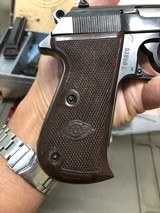 1954 Manurhin "Walther-Sporter" 22LR Target Pistol, 90% Condition, 8 3/8" Barrel, Brown Plastic Target Grips - 5 of 14
