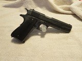 1952 Argentina Sistema Mod 1927 1911 Pistol, 45 ACP, Original Finish, Solid Black Rubber Grips, Numbers Match except Mag - 2 of 10