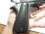 1952 Argentina Sistema Mod 1927 1911 Pistol, 45 ACP, Original Finish, Solid Black Rubber Grips, Numbers Match except Mag - 7 of 10