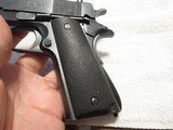 1952 Argentina Sistema Mod 1927 1911 Pistol, 45 ACP, Original Finish, Solid Black Rubber Grips, Numbers Match except Mag - 6 of 10