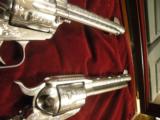 Ruger Vaquero 45 Colt Match Set hand engraved Consecutive Serial Numbers. - 7 of 8