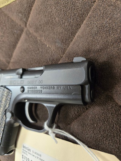 KIMBER SOLO DC 9MM - Image 5 of 6