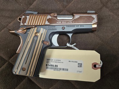 KIMBER ROSE GOLD ULTRA II 45ACP - Image 1 of 6