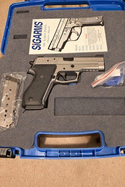 SIG Sauer P220 ST .45 ACP - All Stainless German Frame - New in the Box - Image 1 of 5