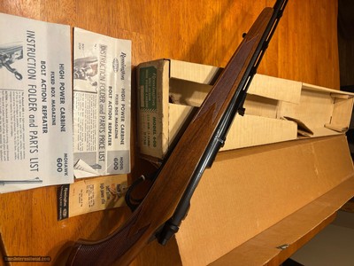 Remington 600 .223 Vent Rib Factory Box Amazing