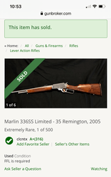 MARLIN 336 SS LTD-35 Remington-LNIB - 14 of 14