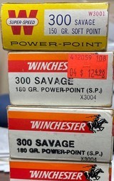 300 SAVAGE FACTORY AMMO, HANDLOADS, ONCE-FIRED BRASS - 3 of 4