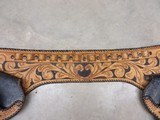 Tooled Leather Belt & Dual Holster Set - 5 of 7
