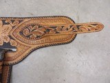 Tooled Leather Belt & Dual Holster Set - 6 of 7
