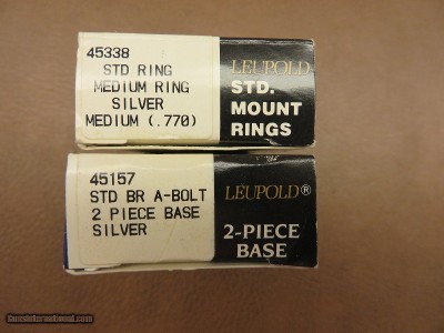 Leupold Scope Mount Set For Browning A-Bolt