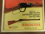 Winchester Embossed Sign From 1972 Introduction Of Model 9422 & 9422M - 2 of 4