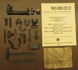 U.S. M1 Garand Parts, Cleaning Kit, Manual, Etc.