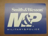 S&W Embossed Signage & Counter Mat For Introduction Of The M&P Pistol Series - 4 of 6