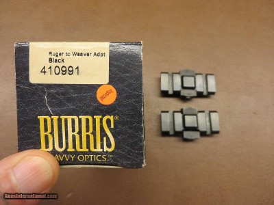 Burris Ruger To Weaver Scope Base Adaptor