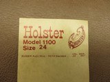 Hunter Model 1100 Size 24 Leather Belt Holster - 2 of 3