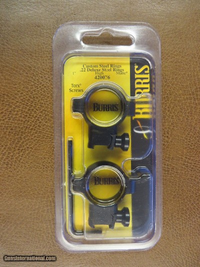 Burris Custom Deluxe Steel .22 Scope Rings
