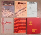 Savage Firearms Catalogs & Parts Books