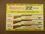 Counter Advertisement For Remington Models 510A, 511A, & 512A - 1 of 2