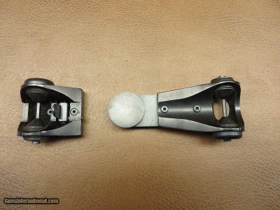 Stith Master Adjustable Scope Mounting Bases With Peep Sight