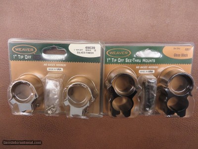 Weaver Tip-Off Scope Mounts