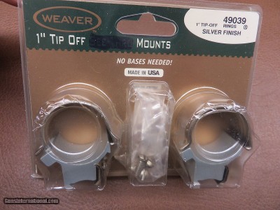 Weaver Tip-Off Scope Mounts