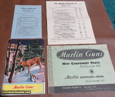 1956 Marlin Catalogs