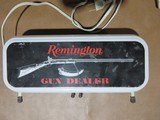 Vintage Lighted Remington Gun Dealer Sign - 3 of 4