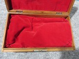 Vintage Wooden Cigar Box / Handgun Display Case