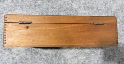 Vintage Wooden Cigar Box / Handgun Display Case - Image 5 of 5