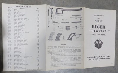 Ruger Hawkeye Single Shot Pistol Owners Manual - Image 3 of 3