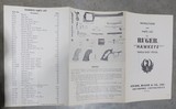 Ruger Hawkeye Single Shot Pistol Owners Manual - Image 3 of 3