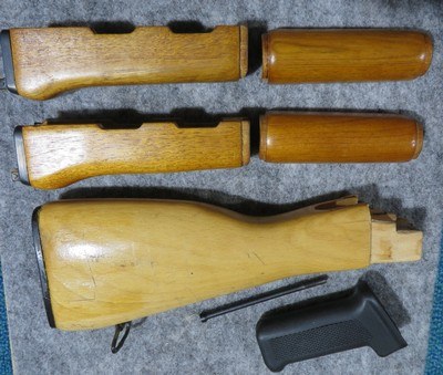 AK-47 Stock, Pistol Grip, & Handguards - Image 1 of 4