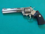 Colt Python 6" Stainless ANIB with Case and Sleeve .357 - 1 of 14