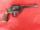 Smith Wesson M&P Pre-Model 10 Post-War 5 inch Barrel .38 Spl Excellent Circa 1946 - Image 1 of 15