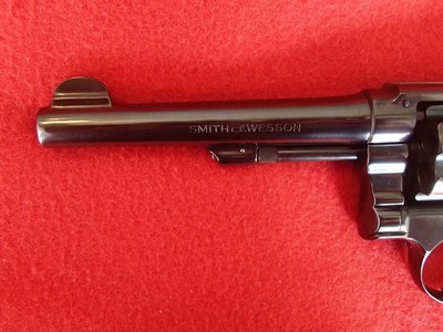 Smith Wesson M&P Pre-Model 10 Post-War 5 inch Barrel .38 Spl Excellent Circa 1946 - Image 11 of 15