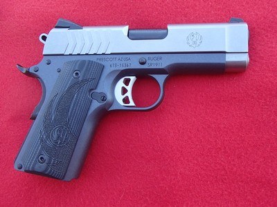 RUGER SR1911 Officers Compact 9mm EXCELLENT - Image 6 of 14