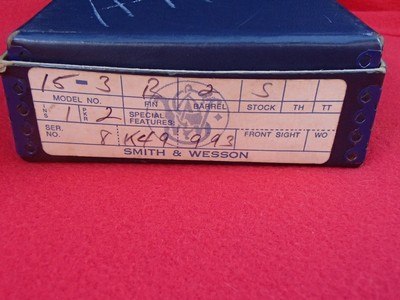 Smith Wesson model 15-3 Snub 2
