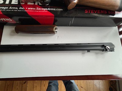 Stevens Model 555E over/under 20 Ga. Shotgun - Image 3 of 12