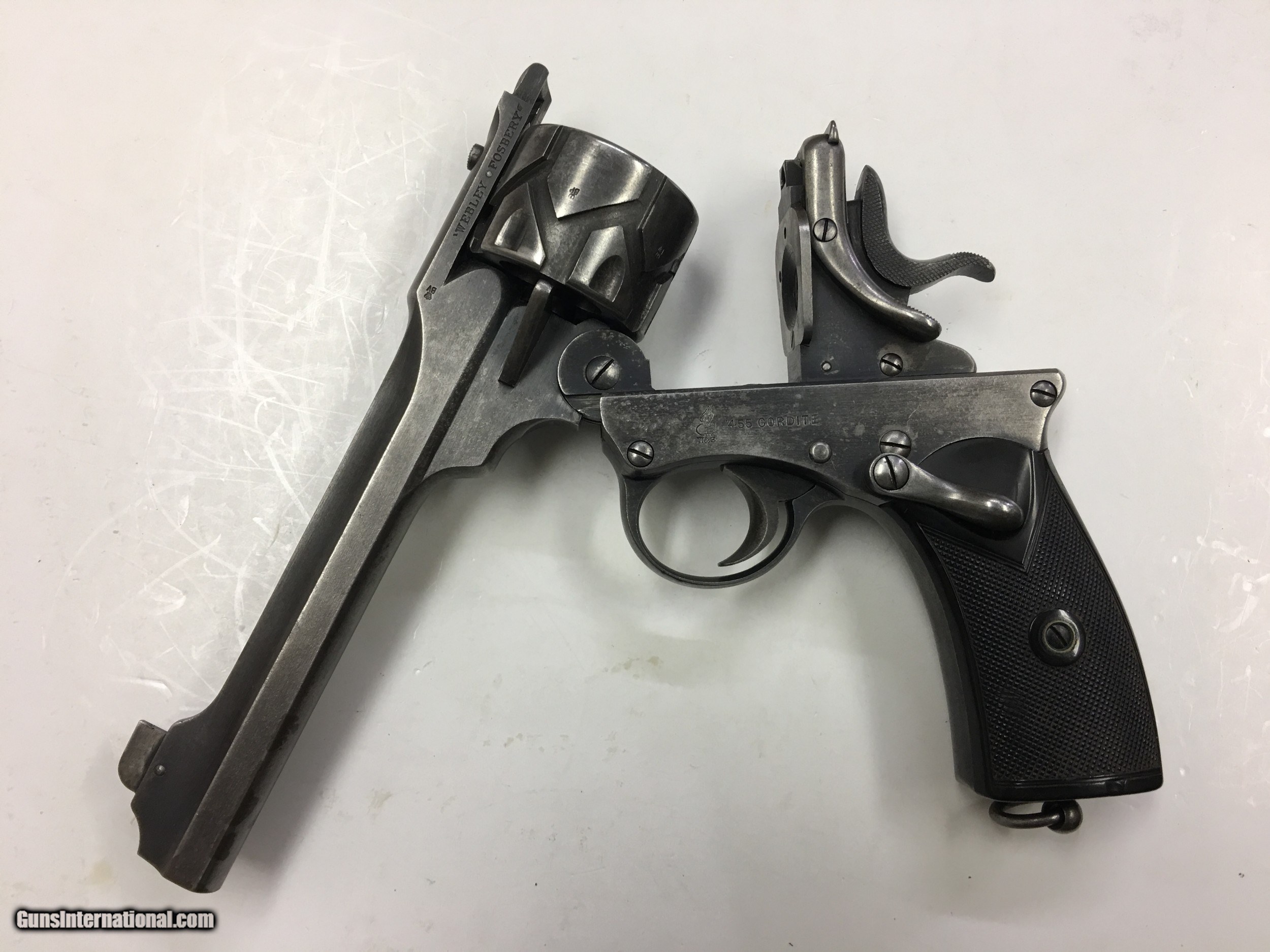 Webley Fosbery Target Model 1914 With 6 Barrel 6339