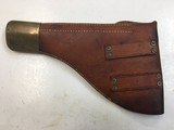 Webley Leather Holster for Mk4 .38 with Brass Holster Tip Protector - 2 of 2