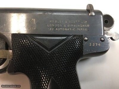 Webley & Scott Model 1905 .32 ACP with Hammer Safety - Image 3 of 3