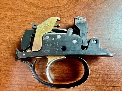 Gold Engraved MX Perazzi Release/Release Trigger with Authentication - Image 5 of 7
