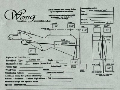 Wenig Stock Set w/Soft Touch System for RH Perazzi MX - Image 6 of 6