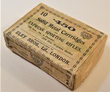 One Box of ten 450 Express Cartridges. Eley Bros., Ld., London - 2 of 11