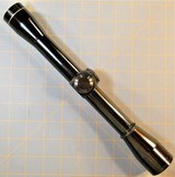 Leupold M8-4X Rifle Scope. Gloss Black. Duplex Reticle. Very Good Condition. - 2 of 12