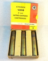 Kynoch .600 Nitro-Express Cartridges. 900 Grain Bullets. 5 Rounds. - 2 of 15