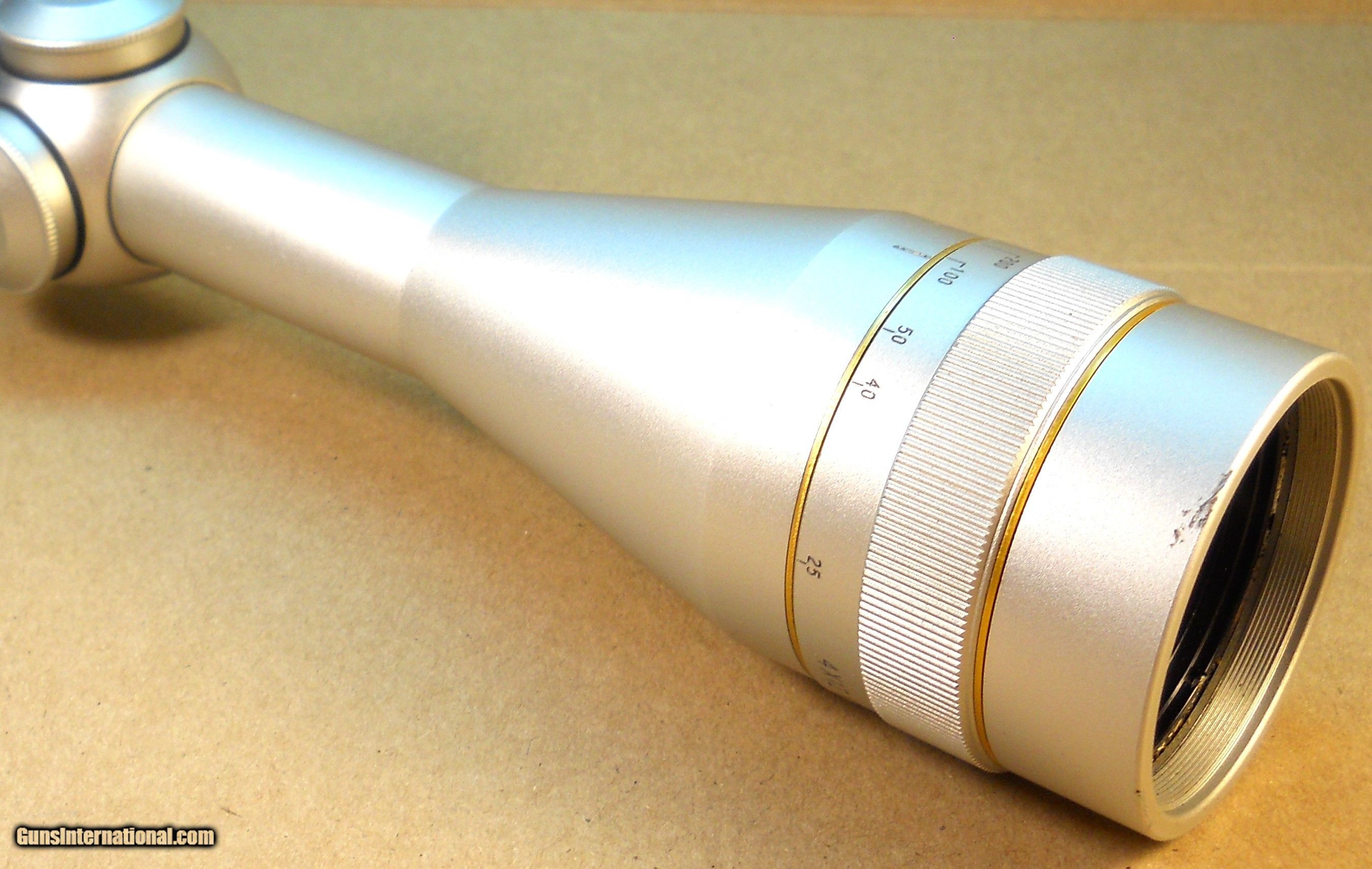 Silver Leupold 4 x 12 VARI-X IIc Rifle Scope