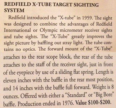 Redfield X-Tube Target Sighting System with RARE Blinder Mounting Attachment. - Image 14 of 14