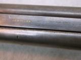 Antique J.C. Welles Side by Side Combination 14ga Shotgun and 40 Cal Rifle - 11 of 15